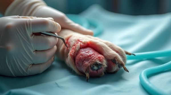 Carences et problèmes de santé liés au fourreau chez le chien